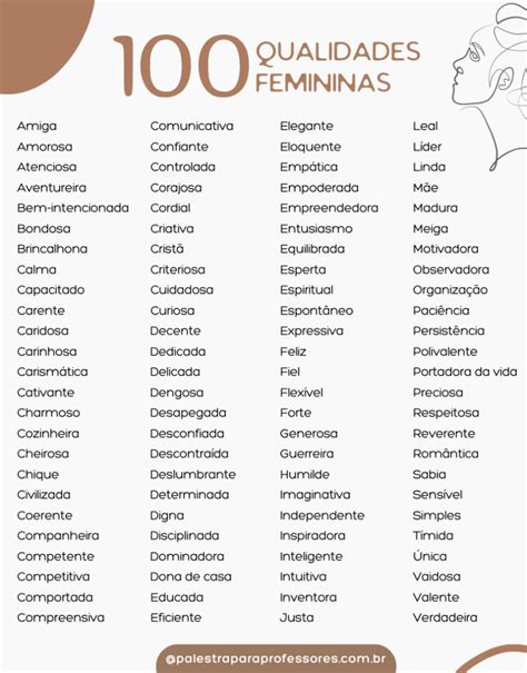 mulher boa|100 qualidades femininas: Lista de qualidades positivas femininas.